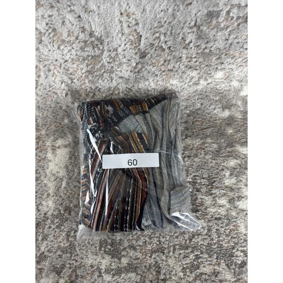 H.I.P Happening In The Present Sz XL Boho Tribal Print Long Cardigan Sweater - Picture 9 of 9